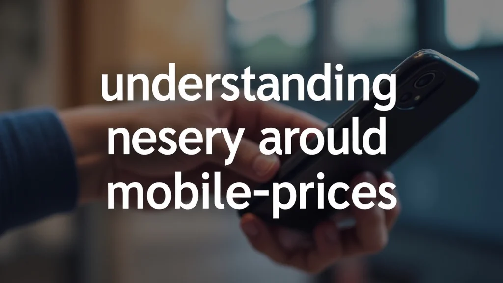 This image shows a hand holding a smartphone, illustrating understanding mobile prices.